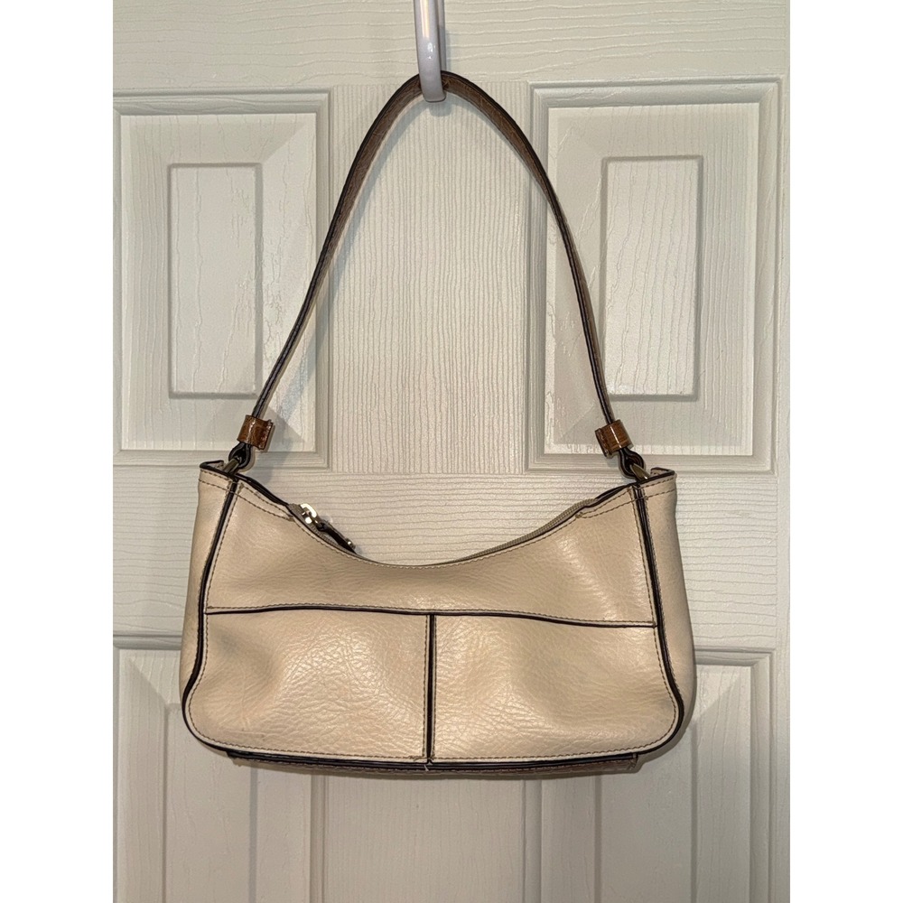 Liz Claiborne Shoulder Bag Y2K Style Crocodile Trim‎ Small Purse